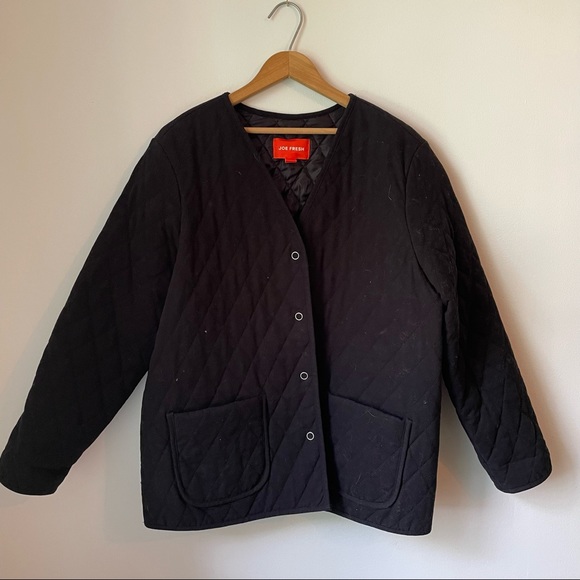Joe Fresh Jackets & Blazers - Black Quilted Jacket // Joe Fresh